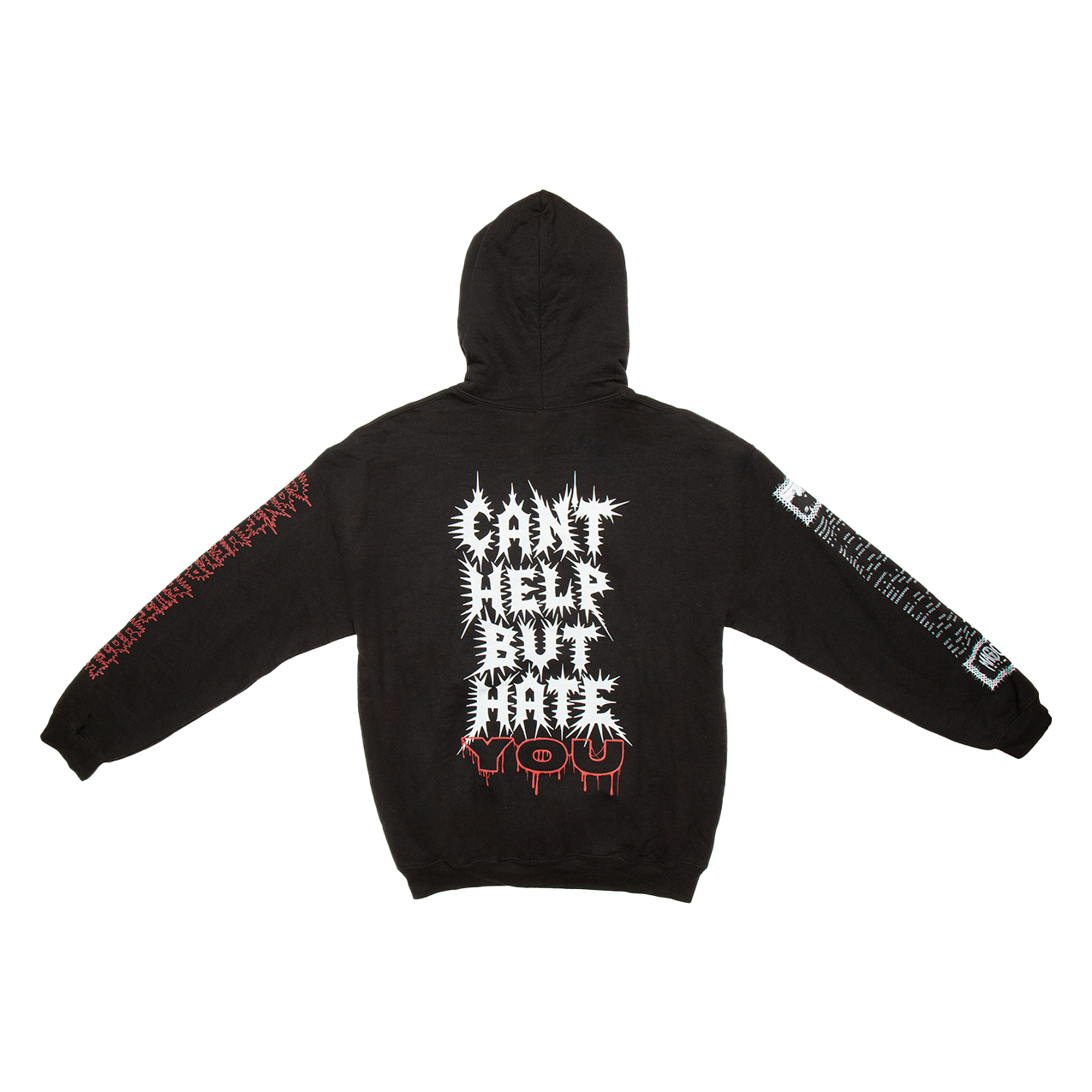 CANT HELP BUT HATE - BLACK HOODIE