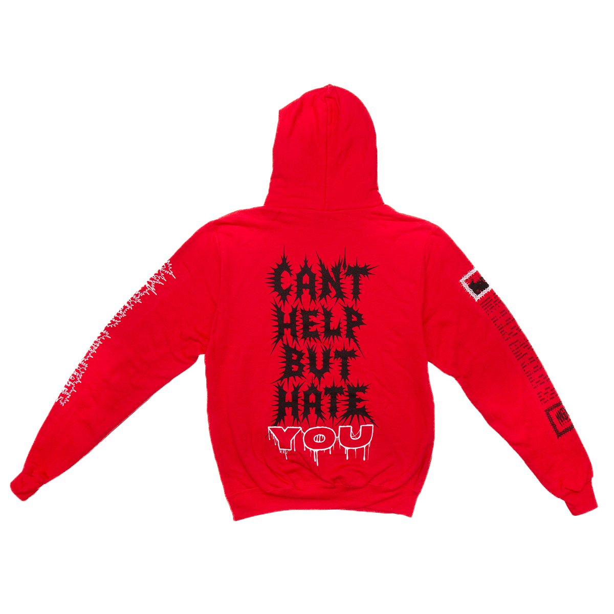 CANT HELP BUT HATE - RED HOODIE