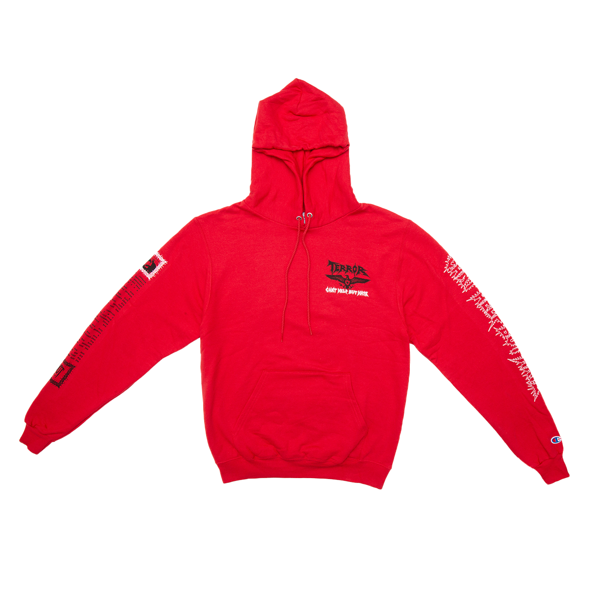 CANT HELP BUT HATE - RED HOODIE