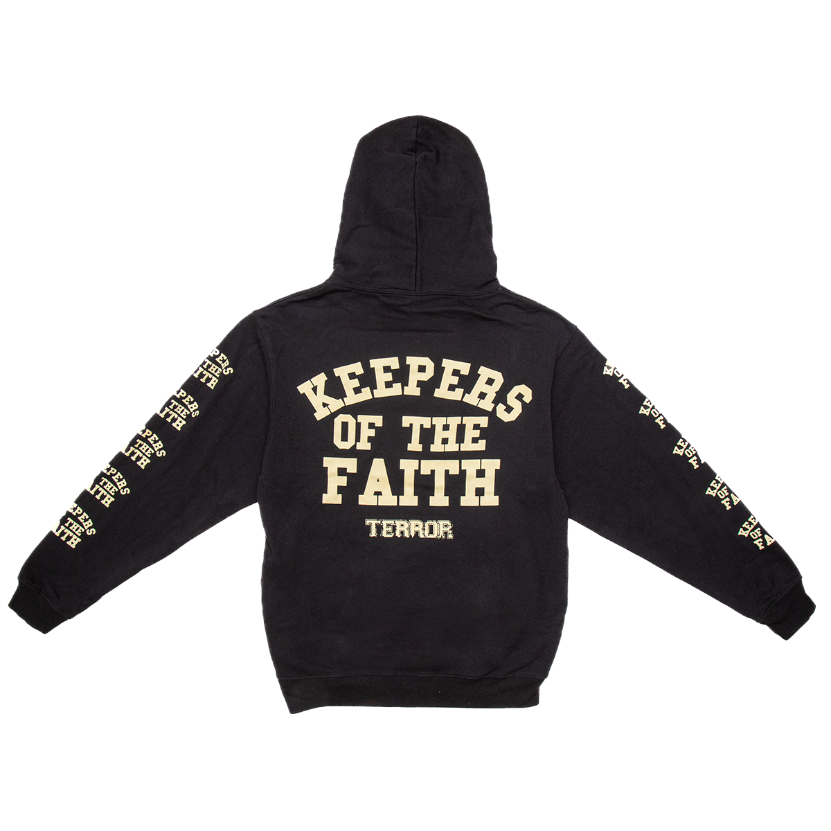 KEEPERS OF THE FAITH - BLACK HOODIE