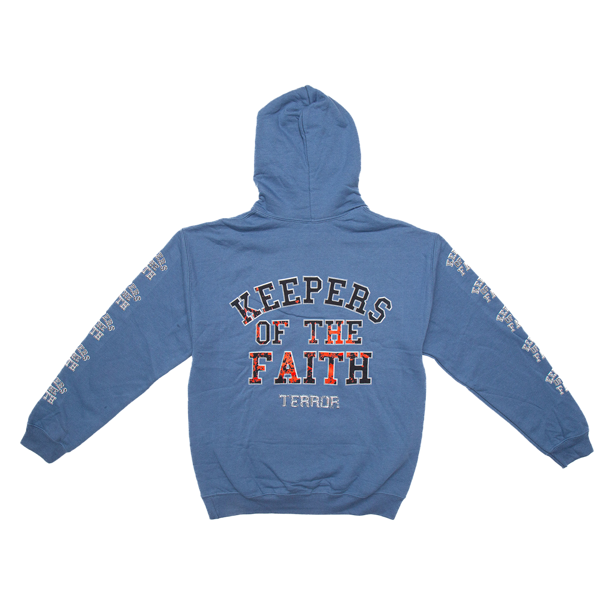 KEEPERS OF THE FAITH - LIGHT BLUE HOODIE