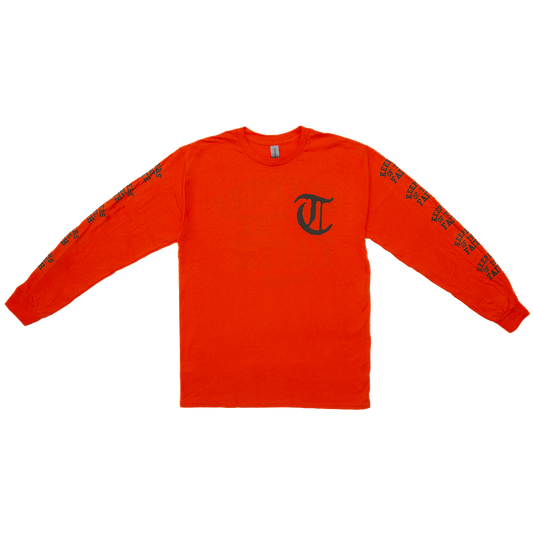 KEEPERS OF THE FAITH - DARK ORANGE LONGSLEEVE