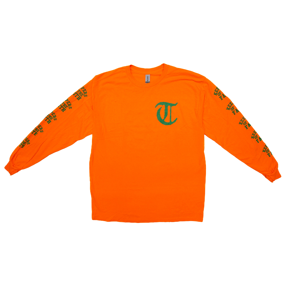 KEEPERS OF THE FAITH - ORANGE LONGSLEEVE