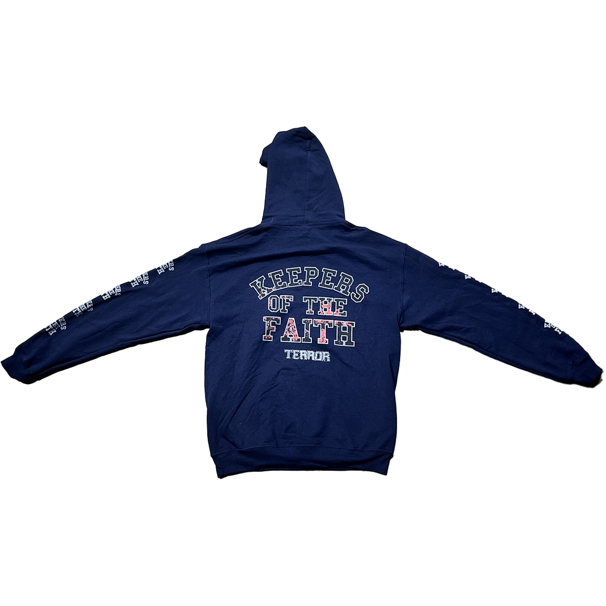 KEEPERS OF THE FAITH - NAVY HOODIE