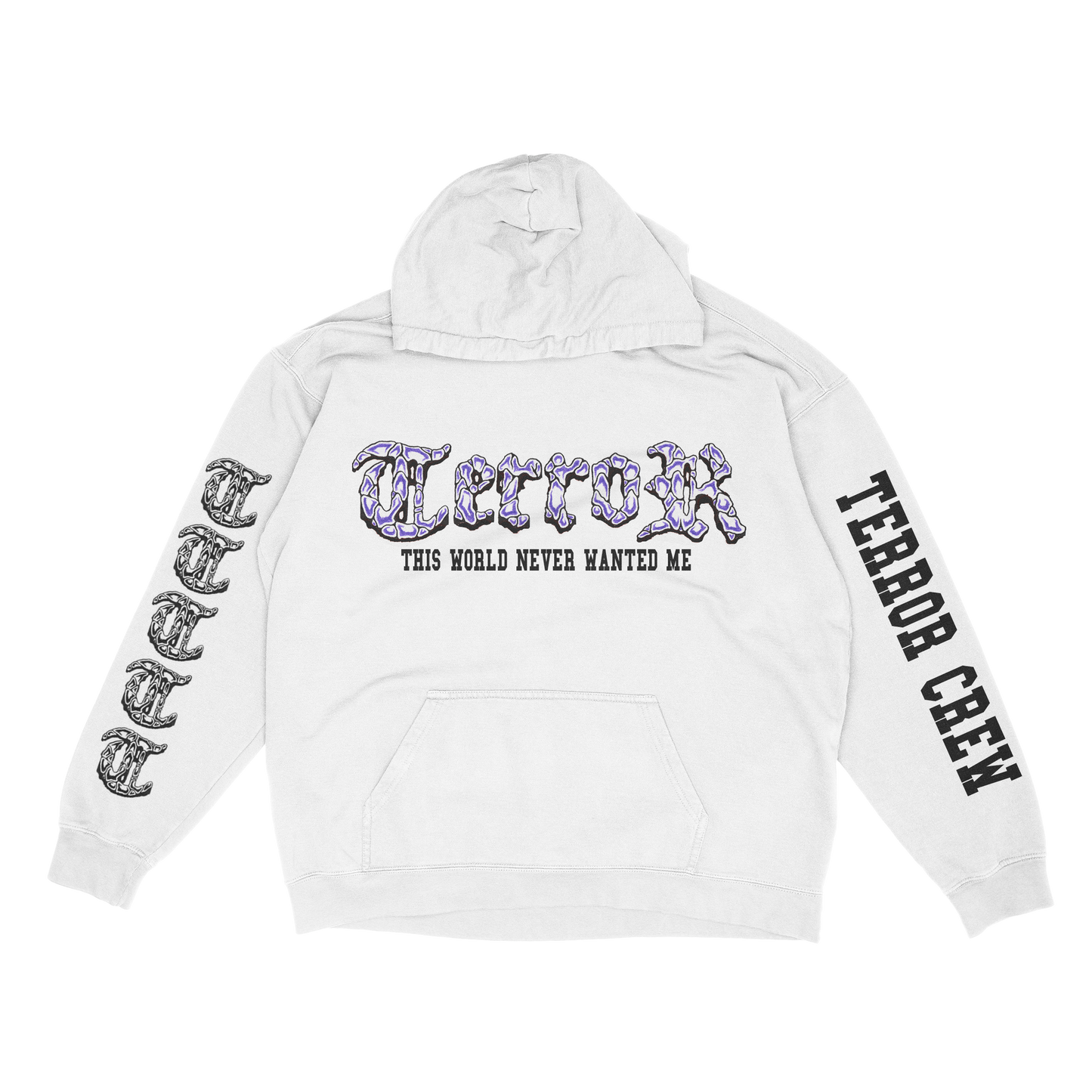 TERROR CREW - WHITE HOODIE