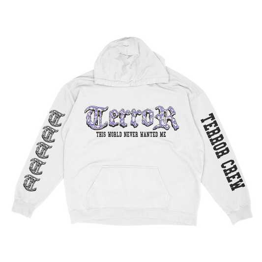 TERROR CREW - WHITE HOODIE